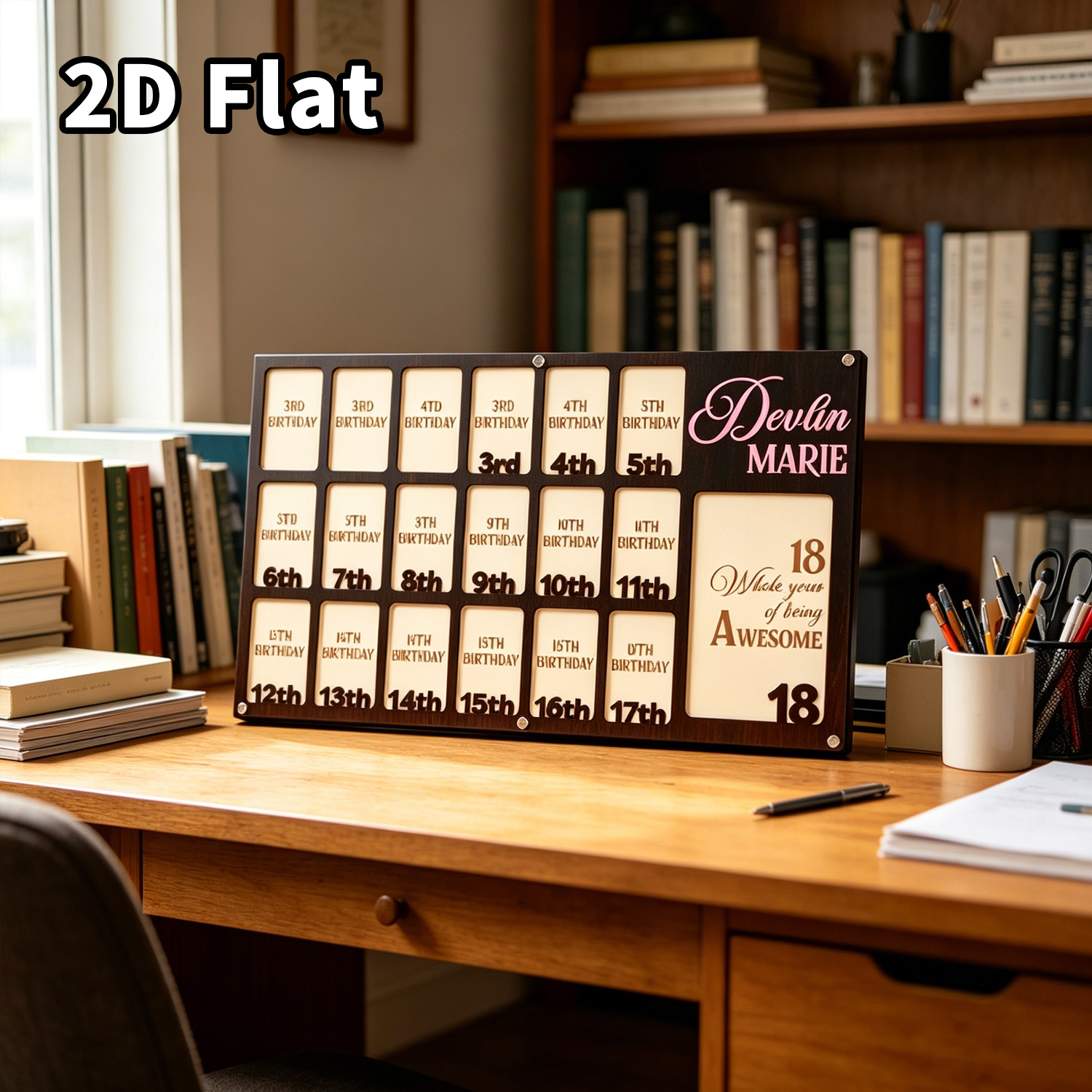 Baby Nursery Frames - 1Pc Custom Grade Photo Frame Wooden