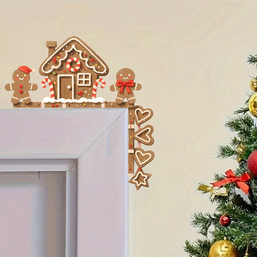 Baby Nursery Stickers - Gingerbread House & Man Christmas Wall
