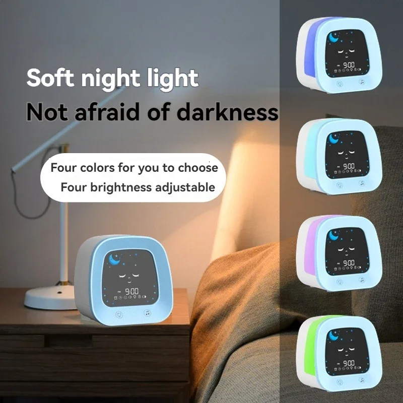Sound Sleep Trainer Clock - Kids Sleep Trainer Alarm Clock 4-Color
