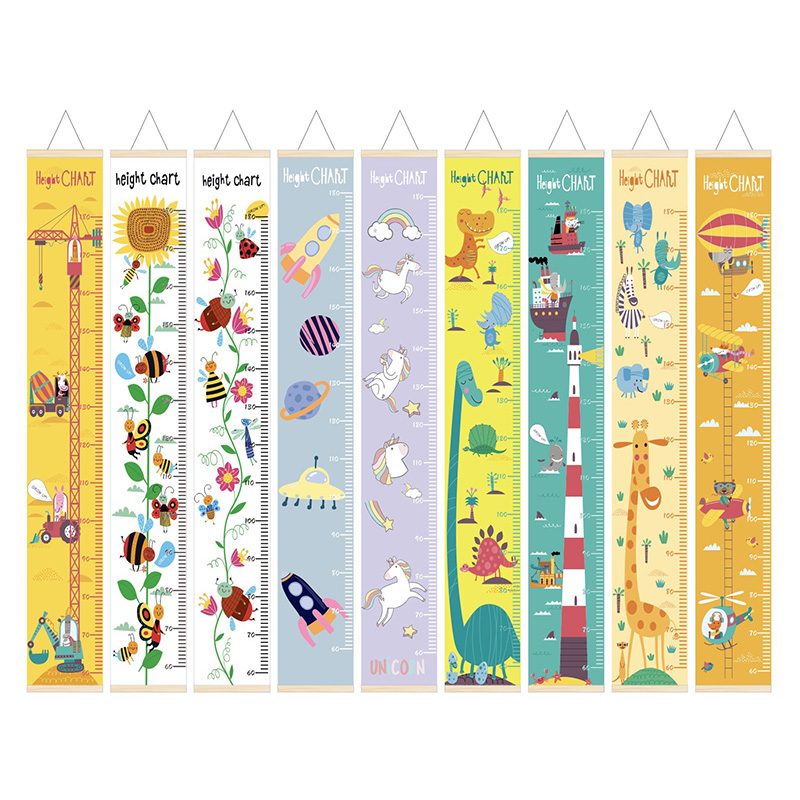 Baby Nursery Frames - 60-180CM Baby Height Growth Chart Ruler