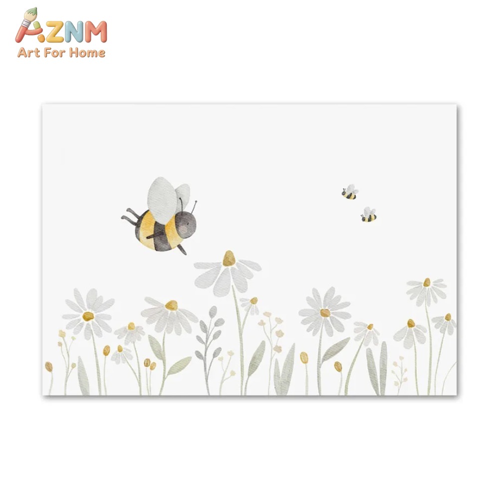 AZNM Watercolor Bear Fox Anima - огляд і ціна Baby Nursery Frames