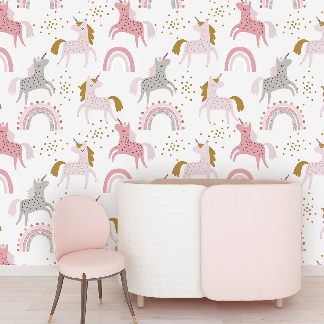 Nursery Wallpaper Baby Girl Bo - огляд і ціна Baby Nursery Vinyl Wall Stickers