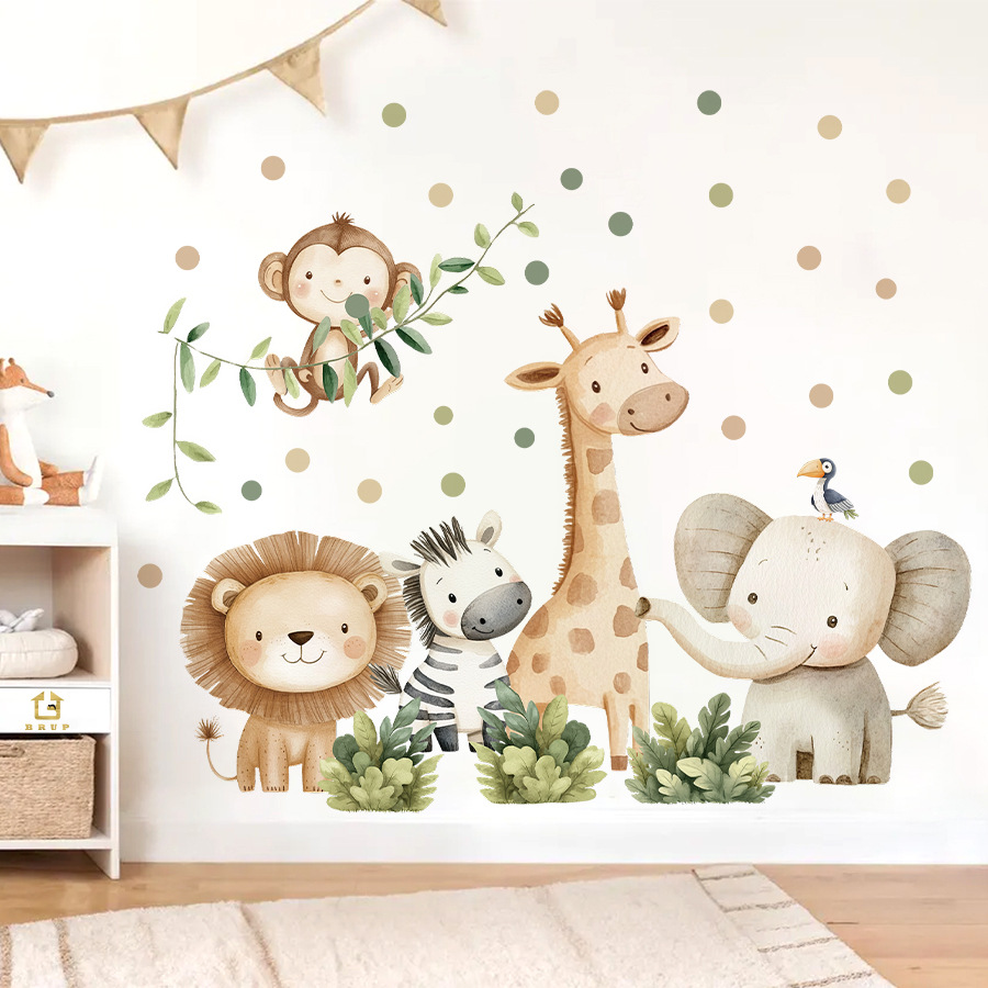 Boho Forest Animals Wall Stick - огляд і ціна Baby Nursery Decor Boy