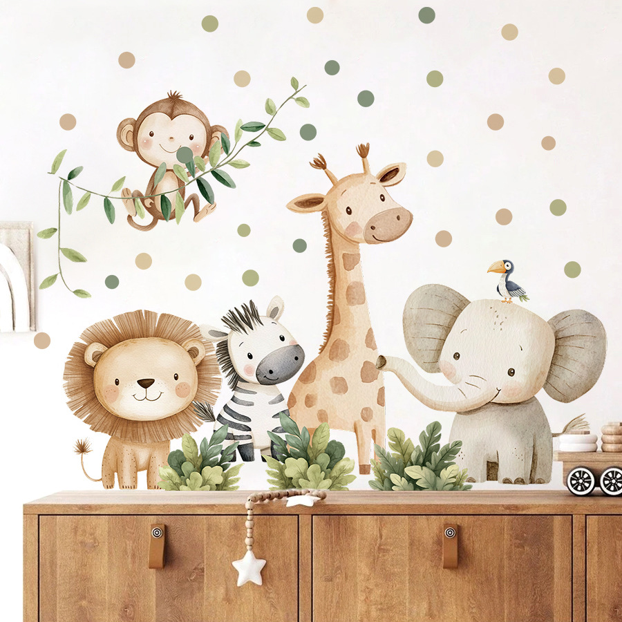 Boho Forest Animals Wall Stick - огляд і ціна Baby Nursery Decor Boy
