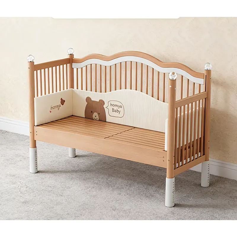 Solid Wood Baby Splicing Bed M - огляд і ціна Baby Nursery And Co