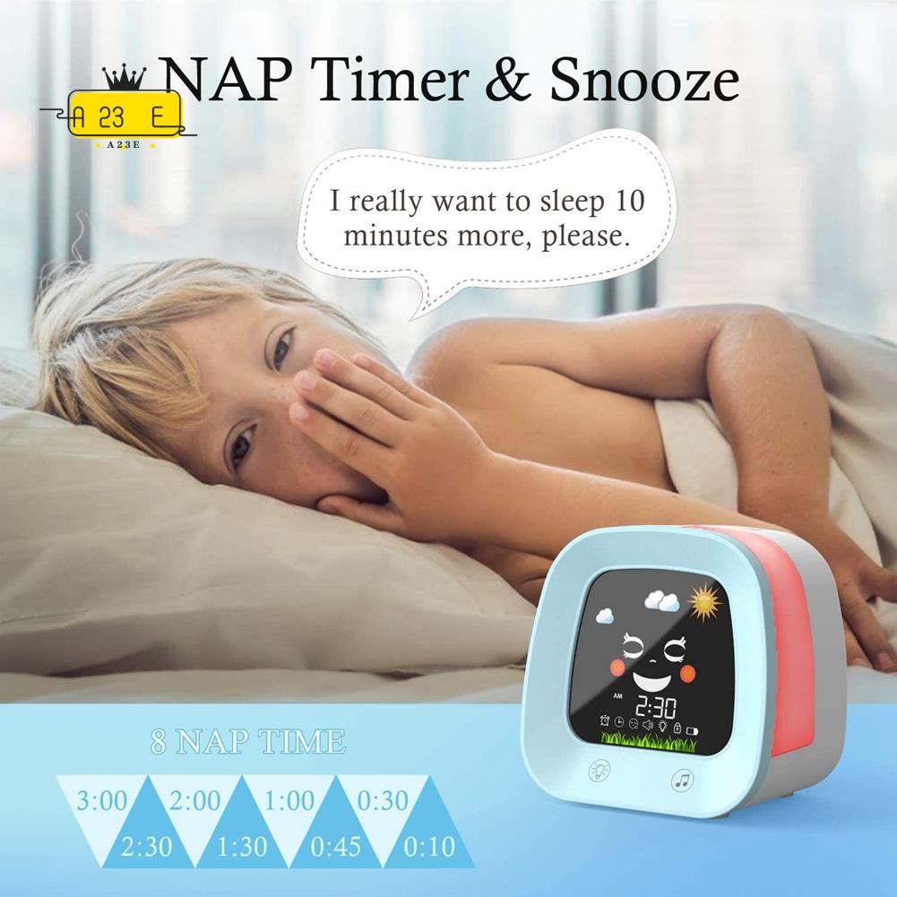 A23E-1 Set Alarm Clock For Kid - огляд і ціна Sound Sleep Trainer Clock