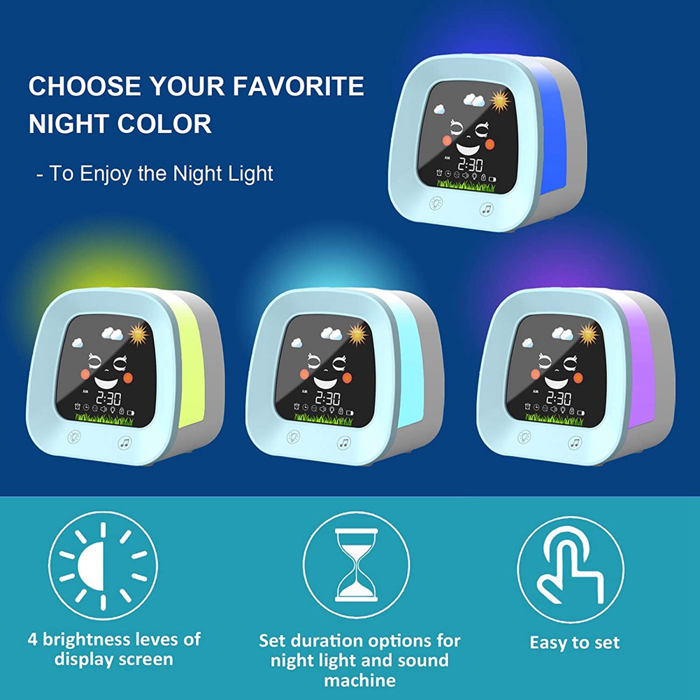 A23E-1 Set Alarm Clock For Kid - огляд і ціна Sound Sleep Trainer Clock