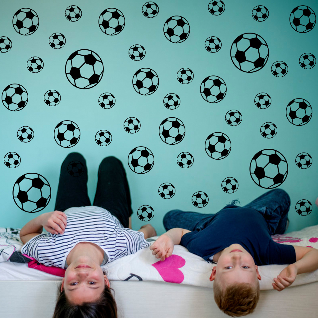 43Pcs Football Wall Stickers F - огляд і ціна Baby Nursery Stickers