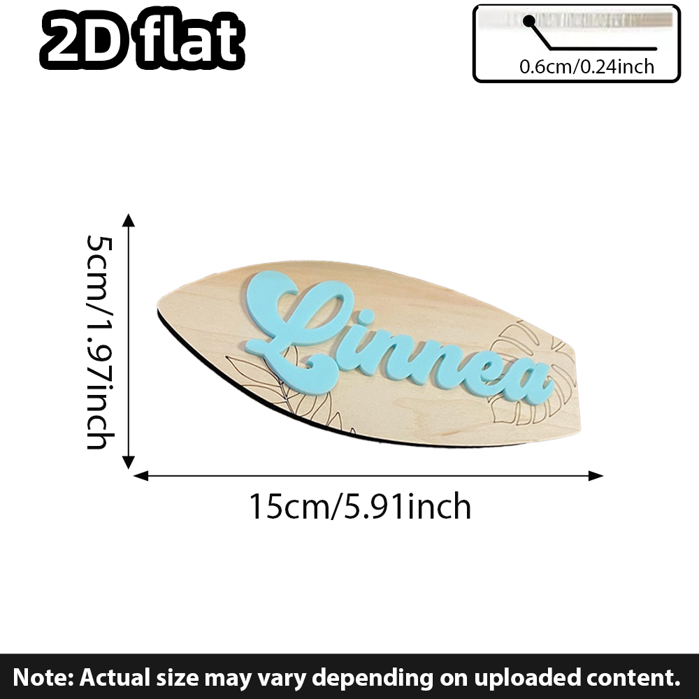 Surfboard Baby Name Signboard  - огляд і ціна Baby Nursery Decor Boy