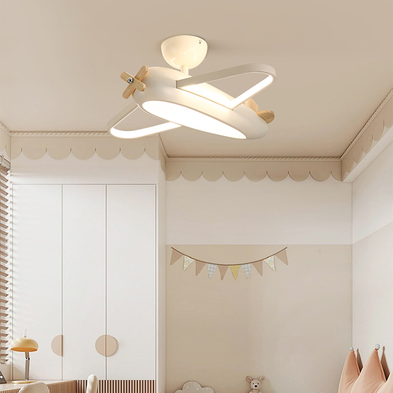 Cartoon Airplane Ceiling Lamp  - огляд і ціна Baby Nursery Decor Boy