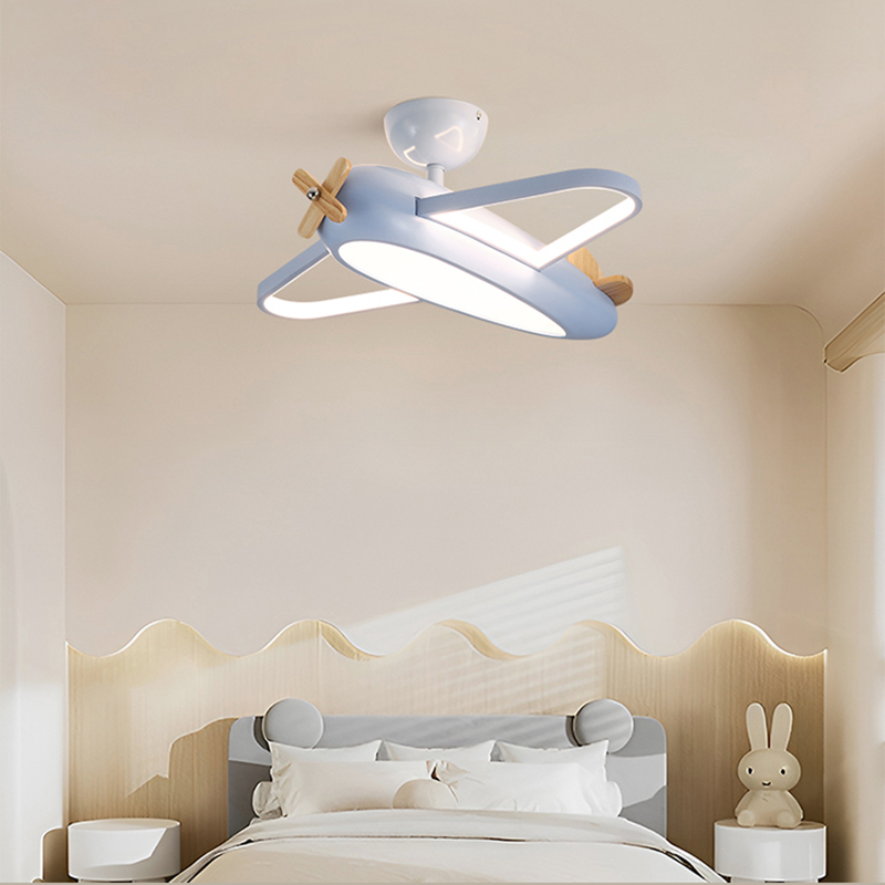 Cartoon Airplane Ceiling Lamp  - огляд і ціна Baby Nursery Decor Boy