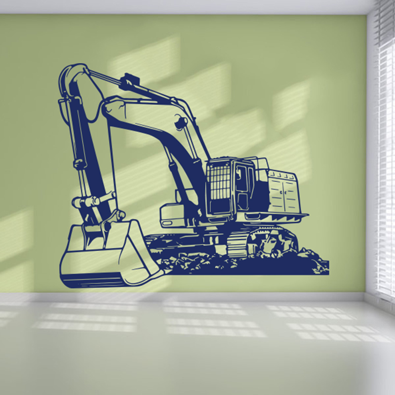 Large Heavy Equipmen Excavator - огляд і ціна Baby Nursery Stickers