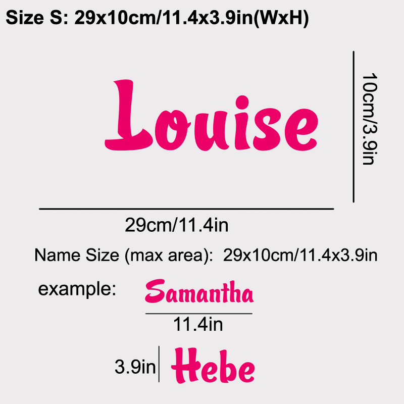 Personalized Name Vinyl Decal  - огляд і ціна Baby Nursery Stickers