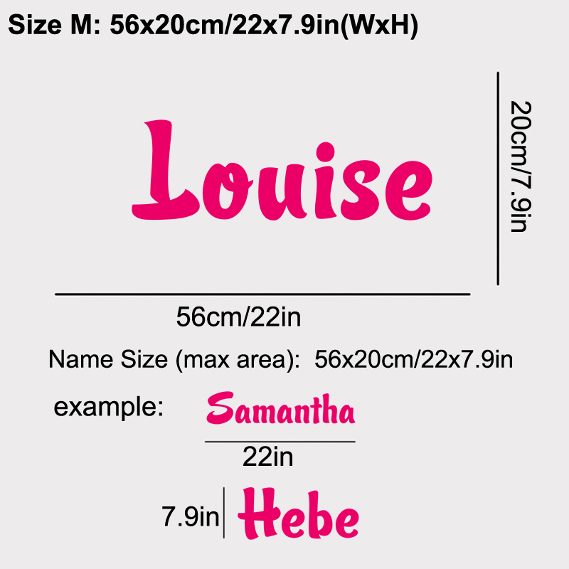 Personalized Name Vinyl Decal  - огляд і ціна Baby Nursery Stickers