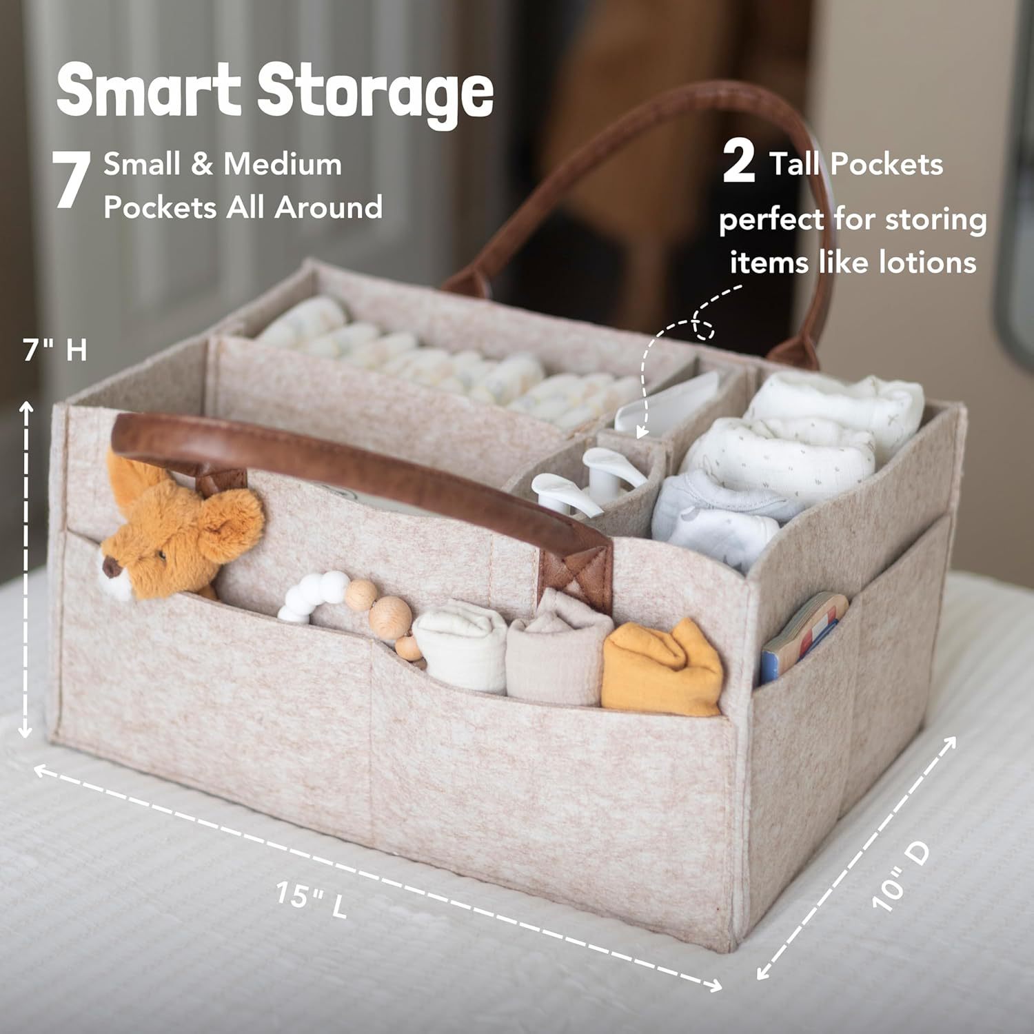 Baby Felt Storage Nursery Orga - огляд і ціна Baby Nursery Organization Ideas