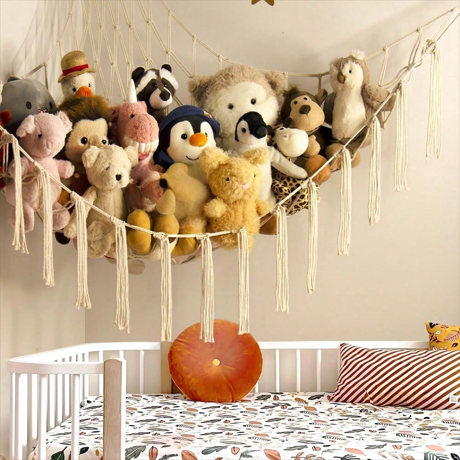 Toy Stuffed Animal Storage Ham - огляд і ціна Baby Nursery Organization Ideas