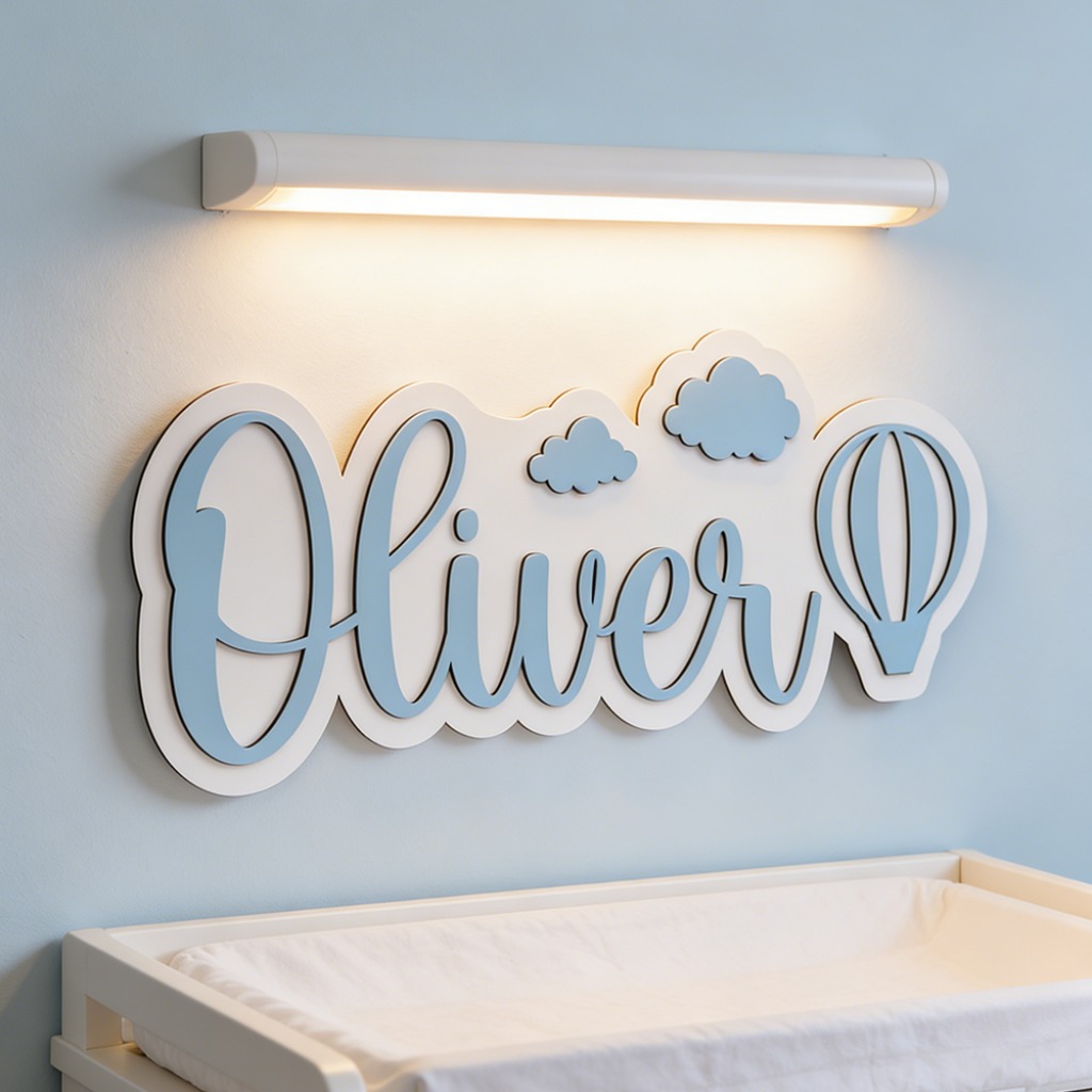 Personalized Custom Wooden Nam - огляд і ціна Baby Nursery Decor Boy