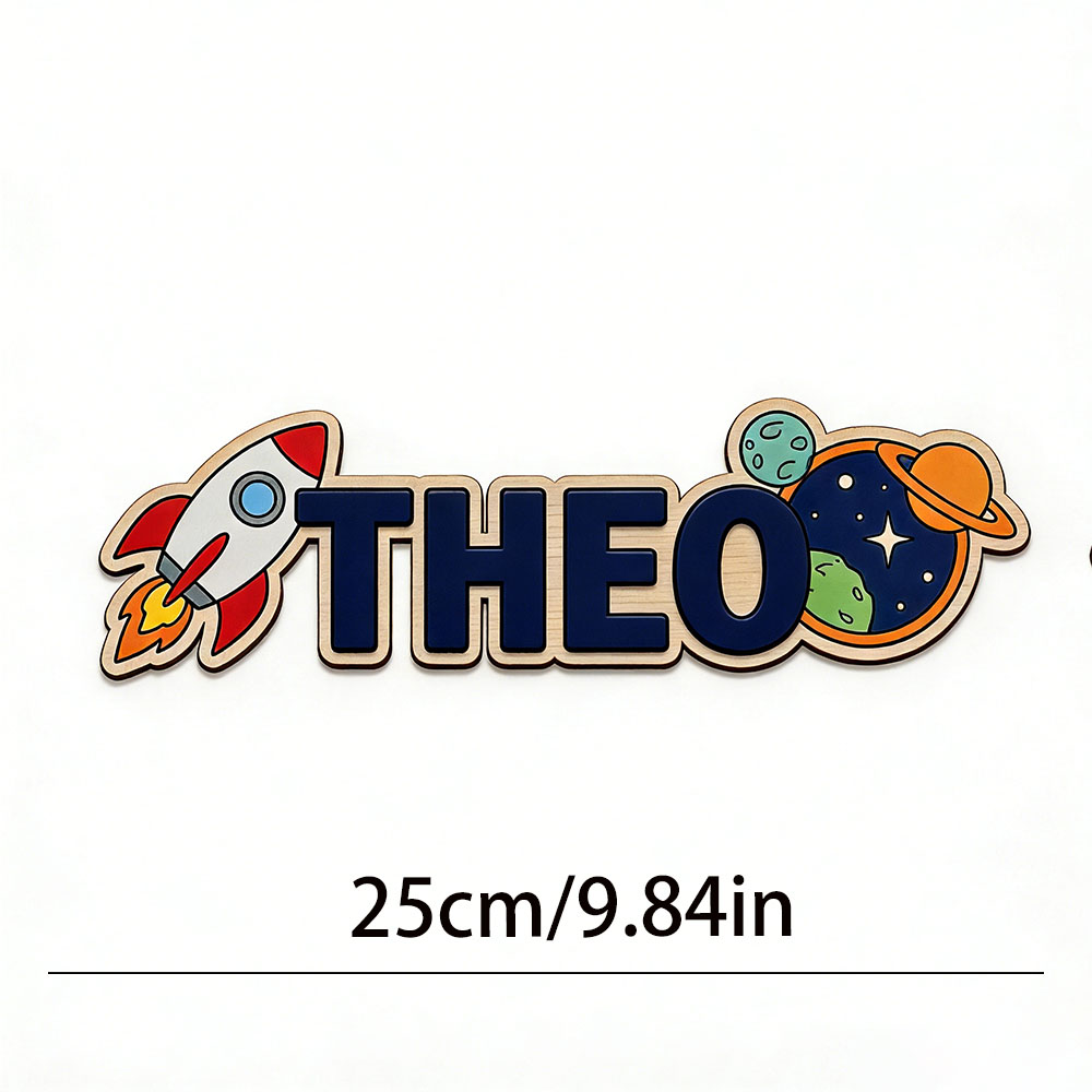 Personalized Space Rocket Name - огляд і ціна Baby Nursery Decor Boy