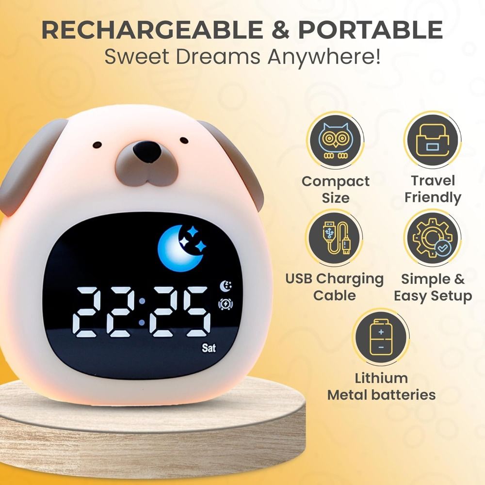 New Bright Alarm Clock with Sl - огляд і ціна Sound Sleep Trainer Clock