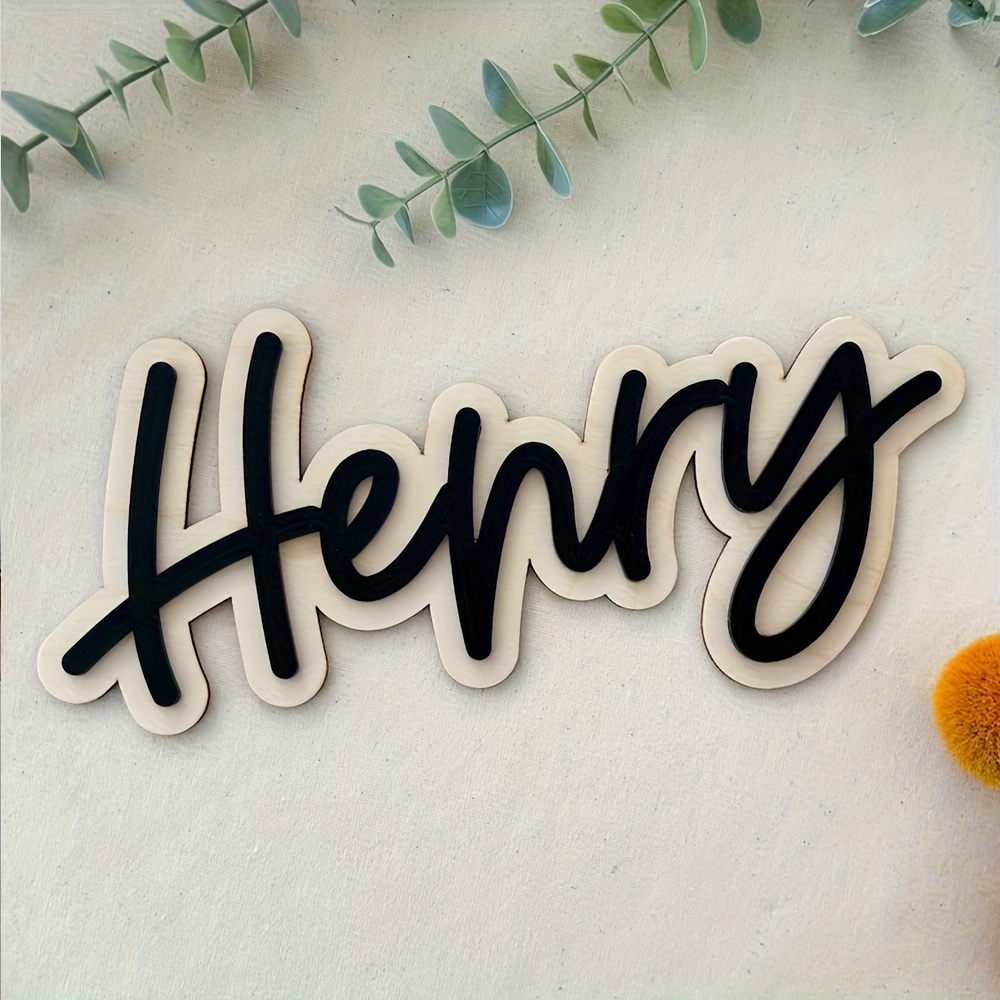 Customizable Double-Layered Wo - огляд і ціна Baby Nursery Decor Boy