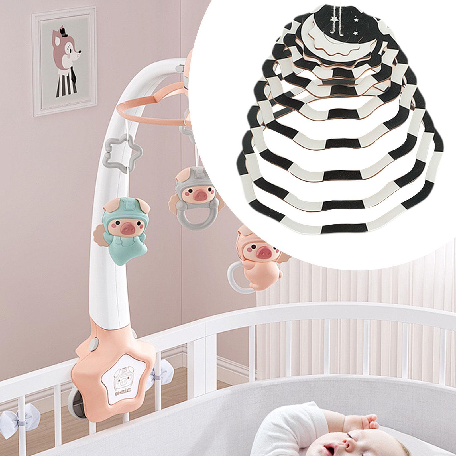 Crib Mobile Sensory Toy ,Black - огляд і ціна Baby Nursery Decor Boy