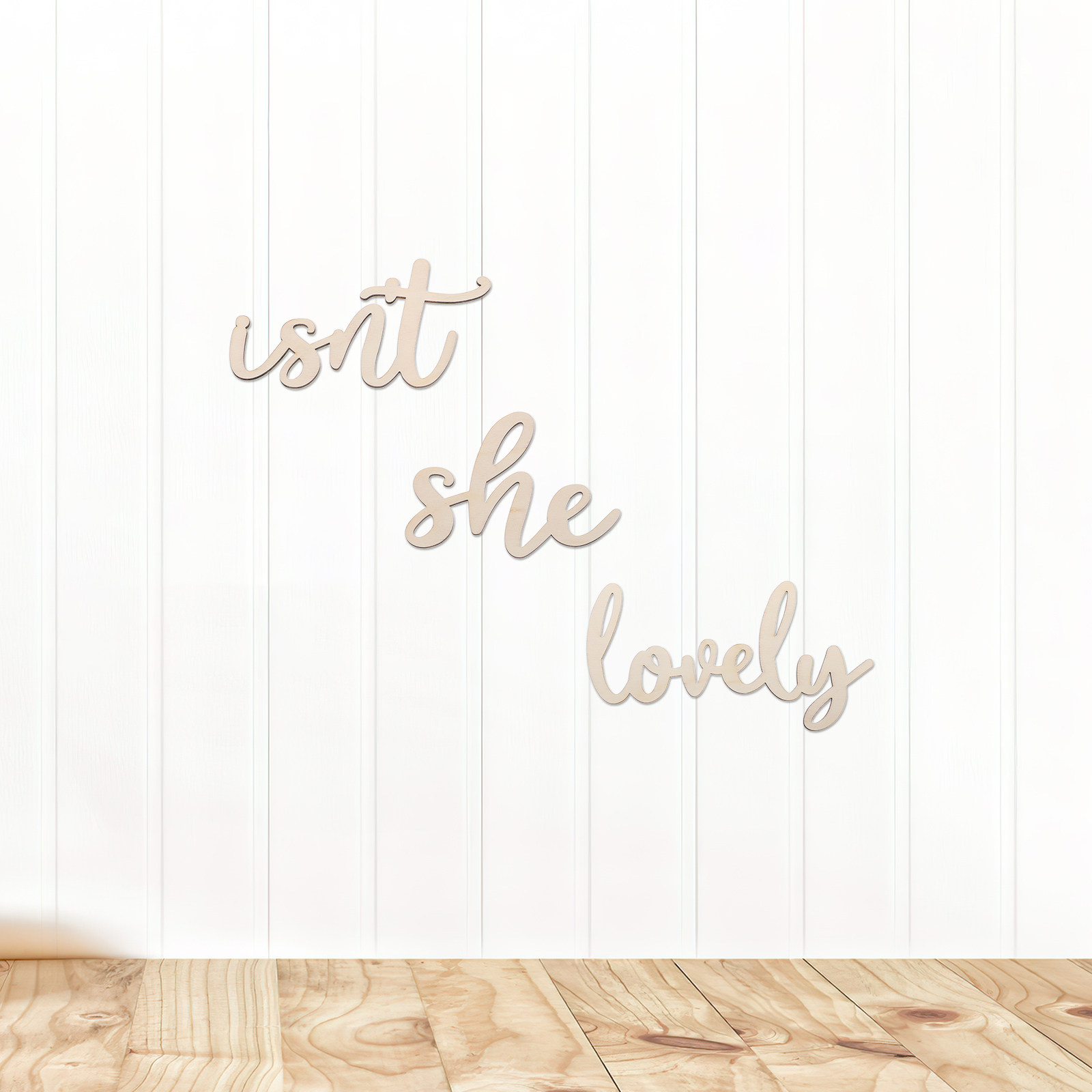 Wood Sign Wooden Wall Sticker  - огляд і ціна Baby Nursery Stickers