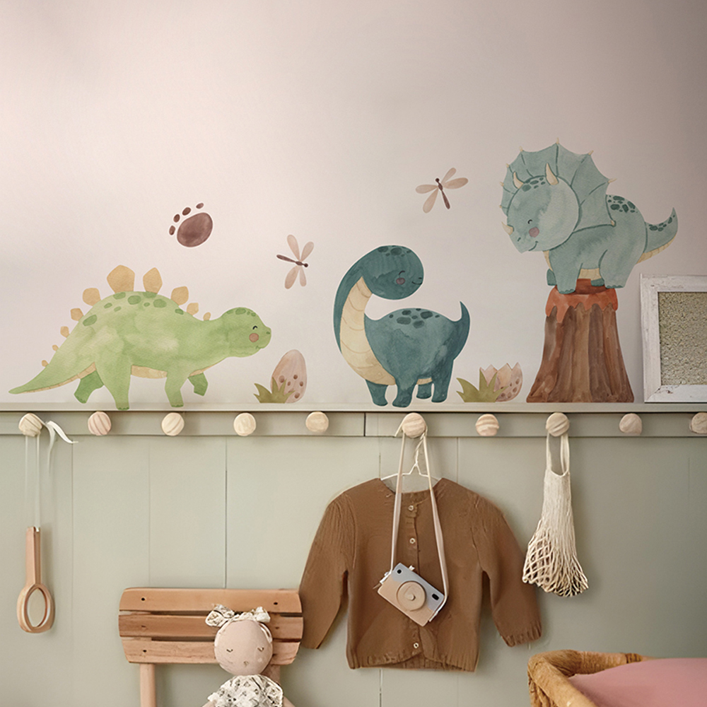 Dinosaur Wall Decals, Dino Alp - огляд і ціна Baby Nursery Decor Boy