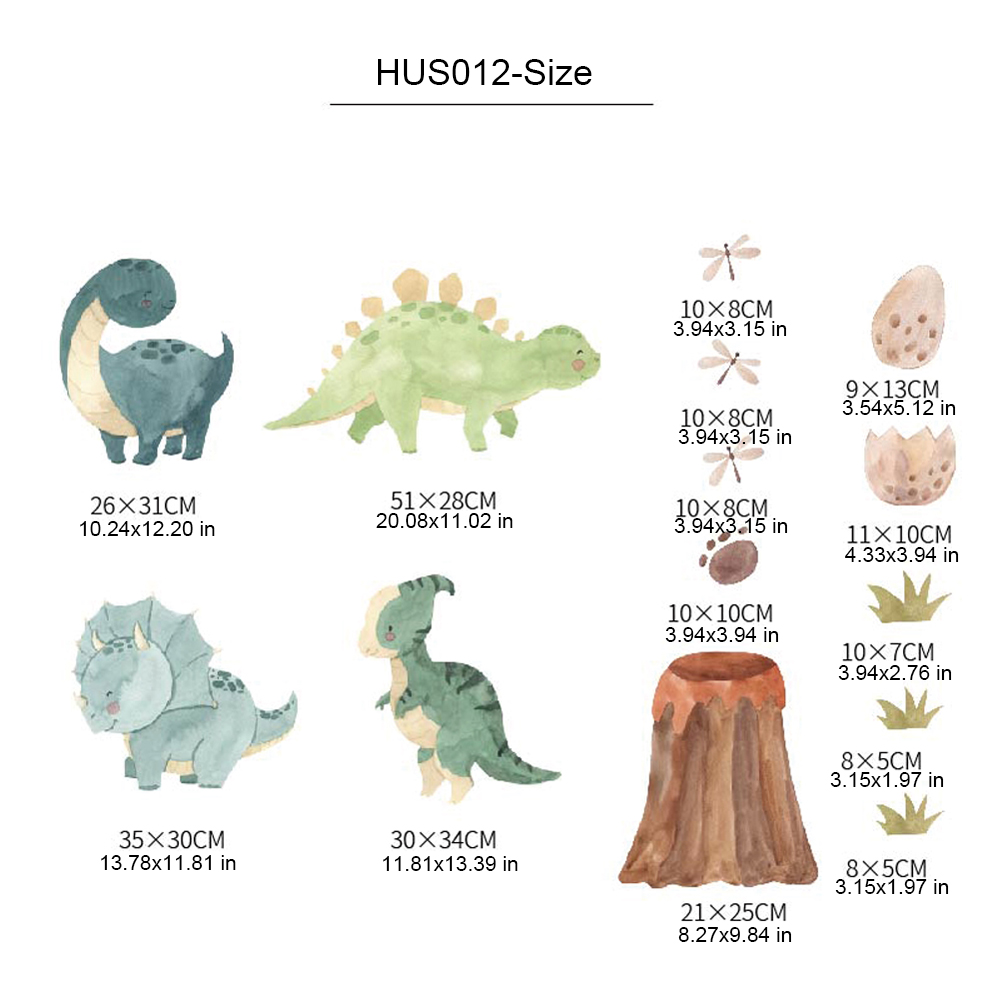 Dinosaur Wall Decals, Dino Alp - огляд і ціна Baby Nursery Decor Boy