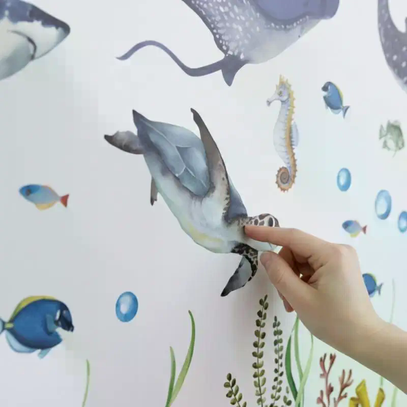 Ocean Life Wall Decals Waterco - огляд і ціна Baby Nursery Stickers