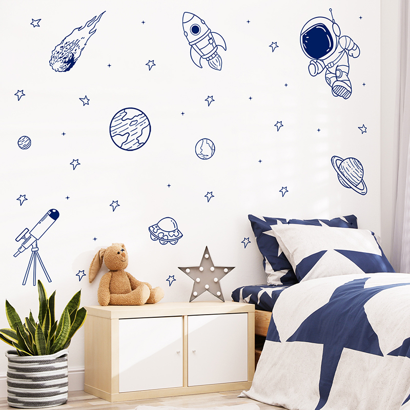 Cartoon Universe Astronaut Pla - огляд і ціна Baby Nursery Decor Boy