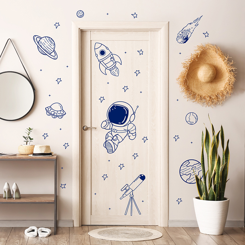 Cartoon Universe Astronaut Pla - огляд і ціна Baby Nursery Decor Boy