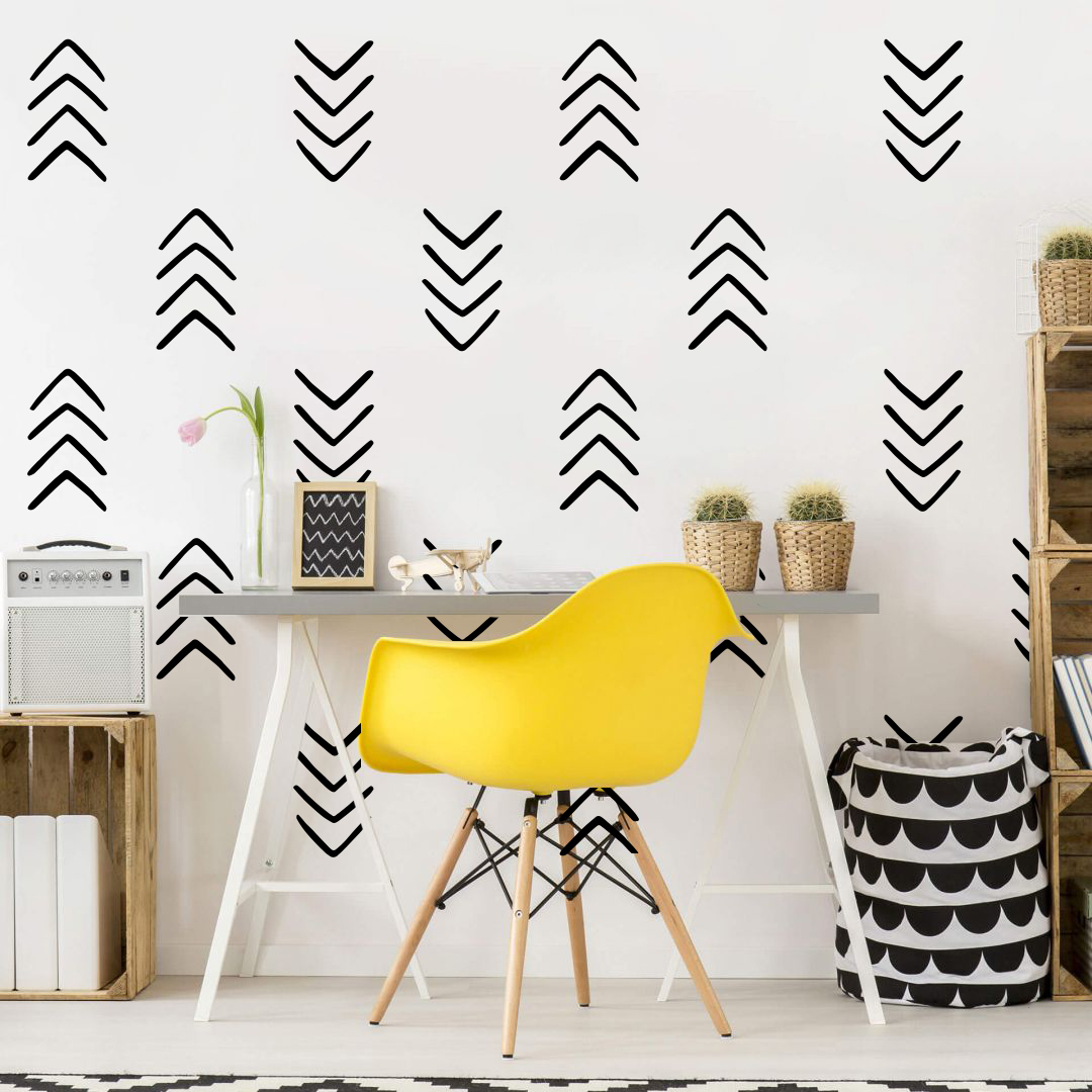 28Pcs Geometric Unique Arrow W - огляд і ціна Baby Nursery Vinyl Wall Stickers