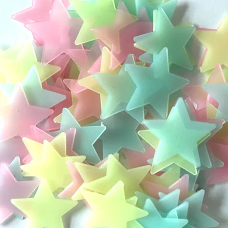 100pcs Fluorescent Glow in the - огляд і ціна Baby Nursery Stickers