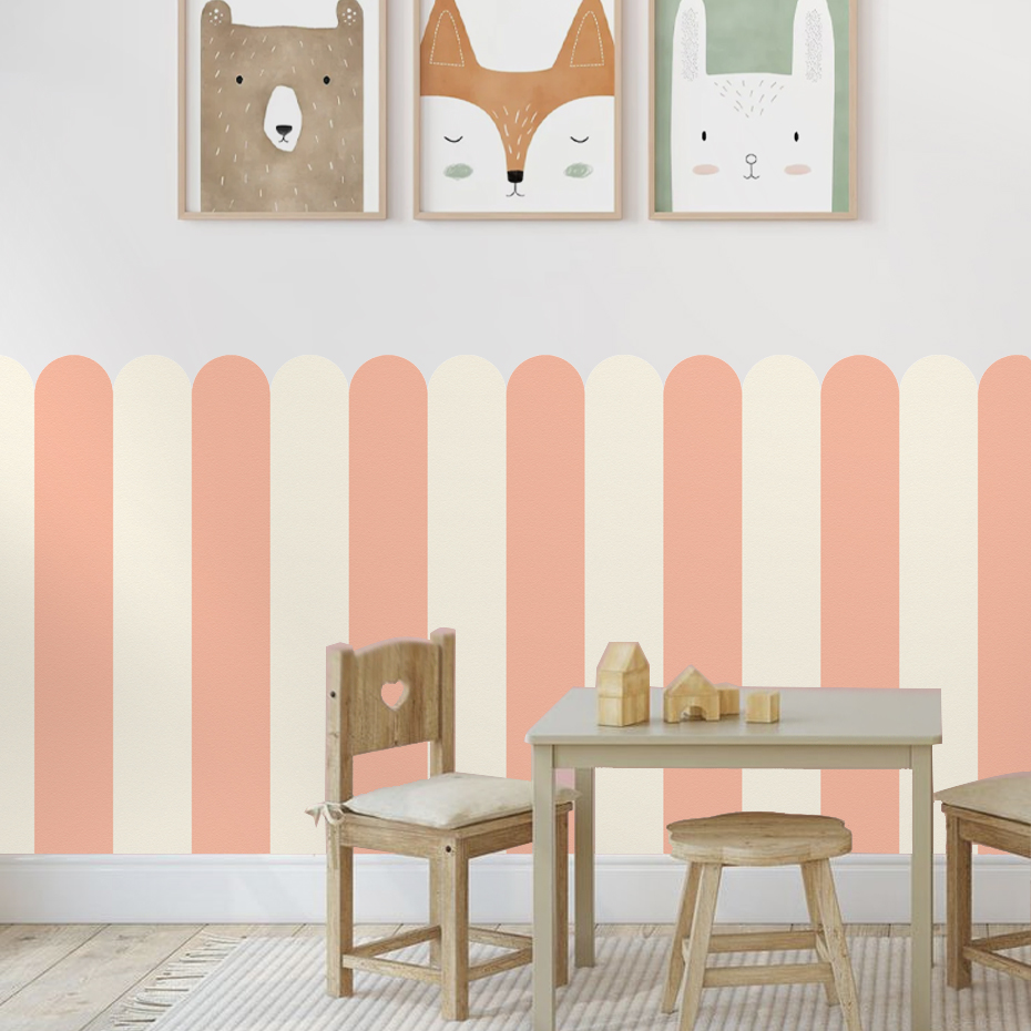 Multicolor Vertical Striped Ar - огляд і ціна Baby Nursery Stickers