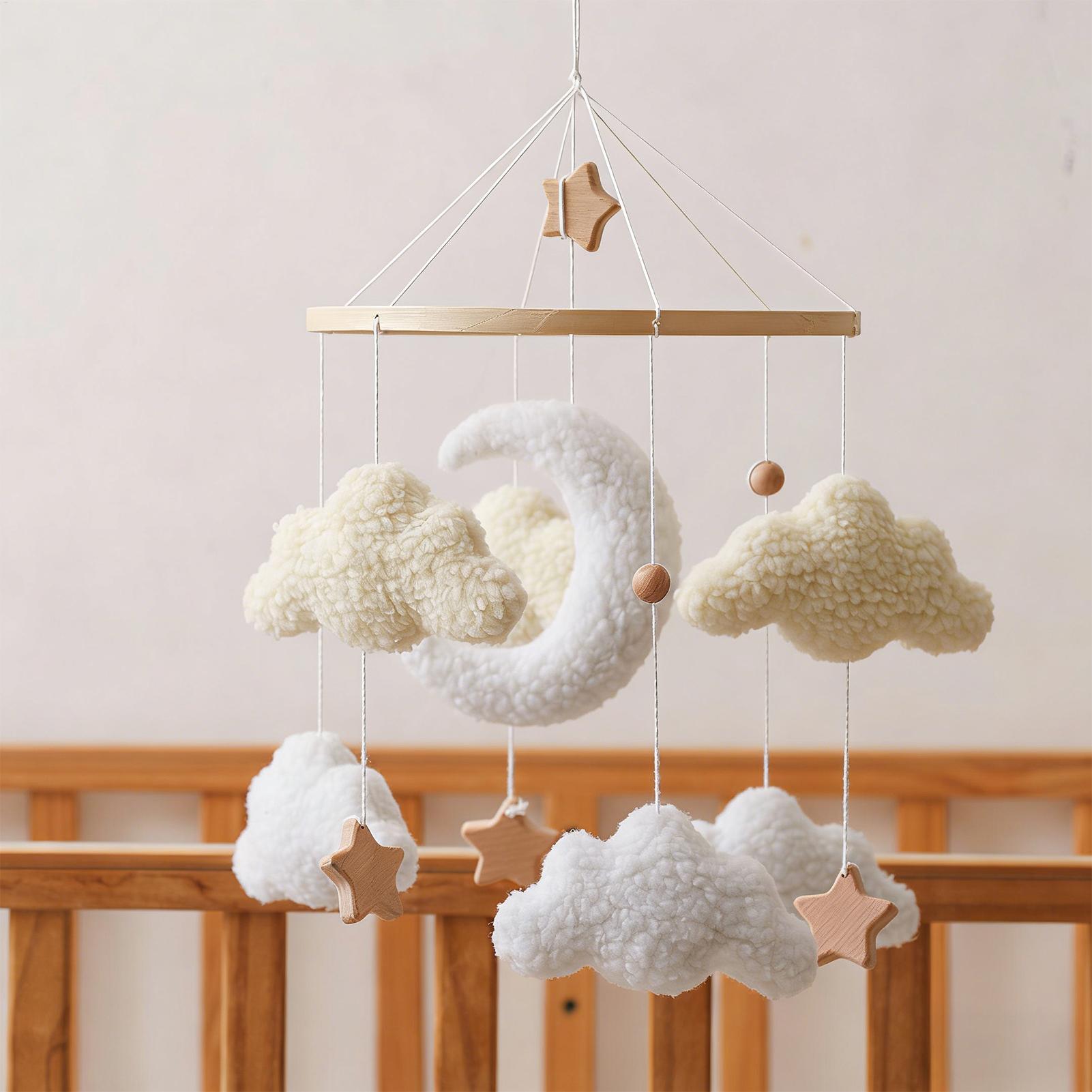 Wooden Crib Mobile Baby Bed Be - огляд і ціна Baby Nursery Decor Boy
