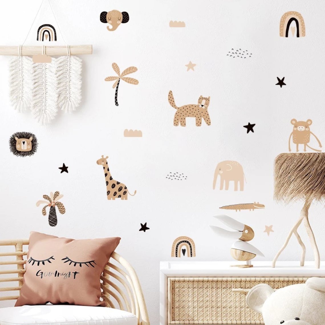Boho Cartoon Rainbows Star Cut - огляд і ціна Baby Nursery Decor Boy