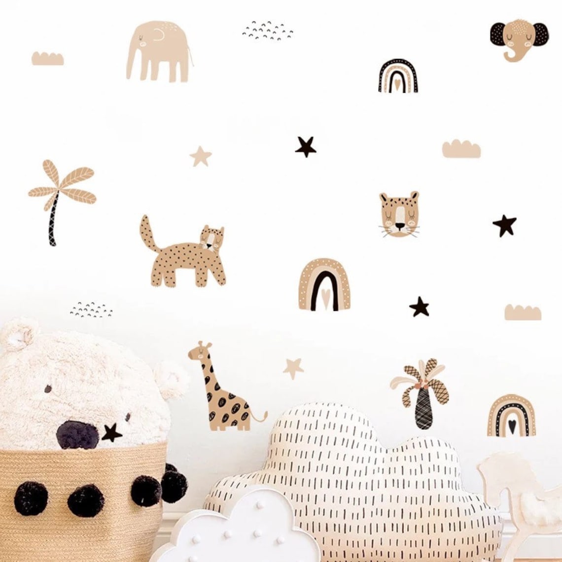 Boho Cartoon Rainbows Star Cut - огляд і ціна Baby Nursery Decor Boy